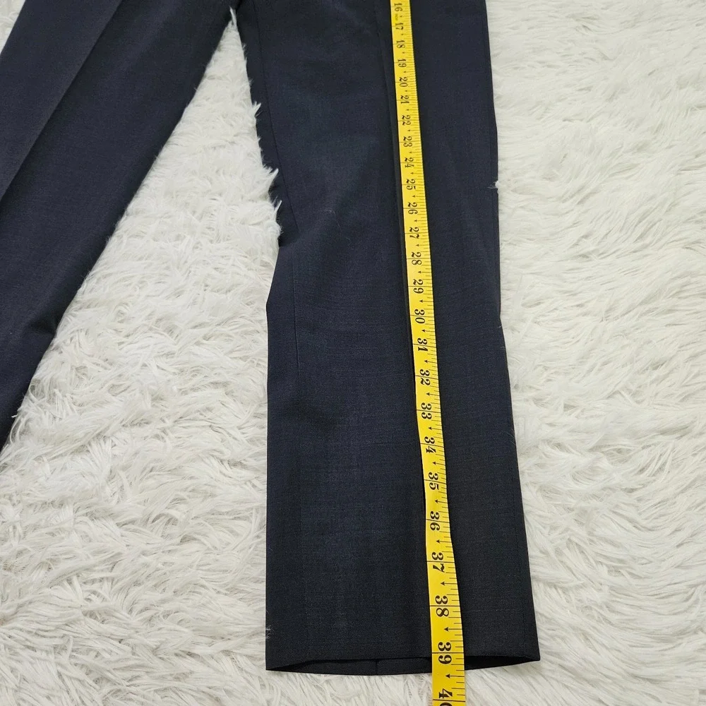 Jos. A. Bank Traveler Travel Tech Suit Mens 41R Slim Fit Navy Blue Wool Blend
